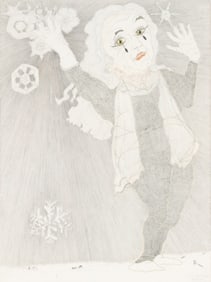 ELIZABETH (GRANDMA) LAYTON (1909-1993) MIXED MEDIA