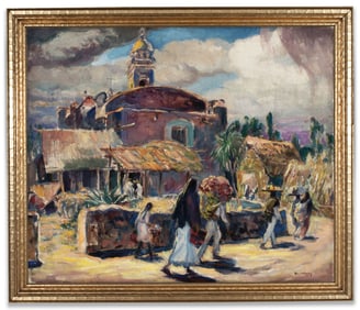 CHARLES WILIMOVSKY (1885-1974) OIL ON CANVAS