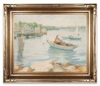 COAH HENRY (1876-1962) OIL ON ARTIST'S BOARD