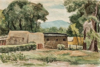 WILLIAM DICKERSON (1904-1972) SOUTHWEST WATERCOLOR