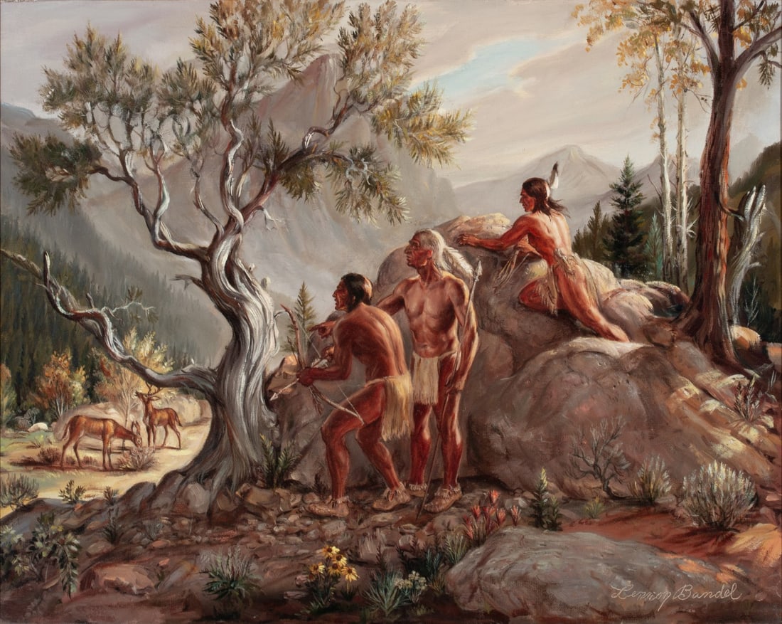 LENNON BANDEL (1906-2004) OIL ON CANVAS (1 of 19)