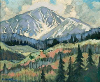 PAULINE H SHIRER (1894-1975) OIL ON MASONITE