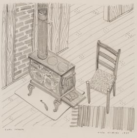 DALE NICHOLS (1904-1995) GRAPHITE SKETCH ON PAPER