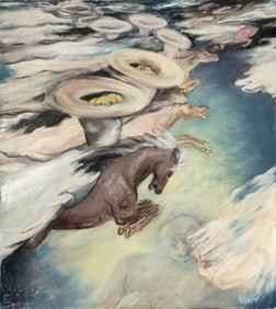 MILDRED HAMMOND (1897-1966) OIL ON ARTIST'S BOARD