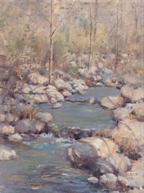 PHIL STARKE (Born 1957) OIL ON MASONITE