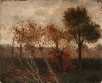 JOHN PATRICK (1863-1937) OIL ON ARTIST'S BOARD