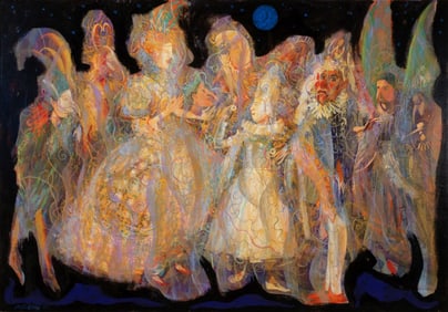 MALKHAZ DEKANOIDZE (BORN 1956) ACRYLIC ON CANVAS