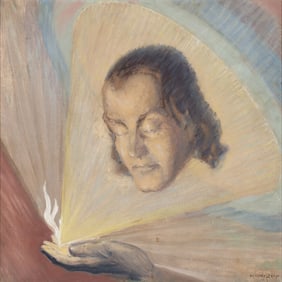 DANIEL MacMORRIS (1893-1981) OIL ON ARTIST'S BOARD