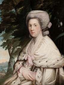 THOMAS NORTHCOTE (1746-1831) ATTR PORTRAIT LADY HINTON