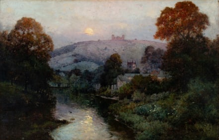 ALFRED DE BREANSKI, JR. (1877-1957) OIL ON CANVAS
