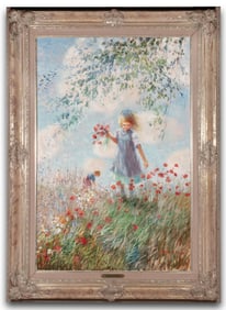 JEANETTE LEUERS (BORN 1942) OIL ON CANVAS
