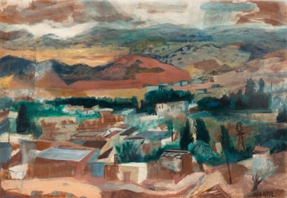 MARTYL SUZANNE SCHWEIG (1918-2013) OIL ON ARTIST BOARD