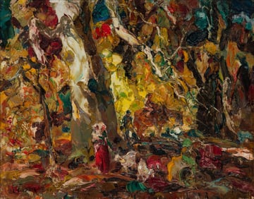 JOHN COSTIGAN (1888-1972) OIL ON CANVAS BOARD