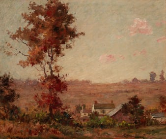 JOSEPH BOSTON (1860-1954) OIL ON CANVAS
