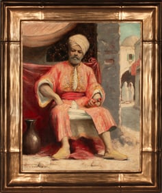 DAVID ERIKSON (1869-1946) ORIENTALIST OIL ON CANVAS