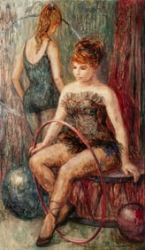 CURT FRANKENSTEIN (1920-2009) OIL ON MASONITE