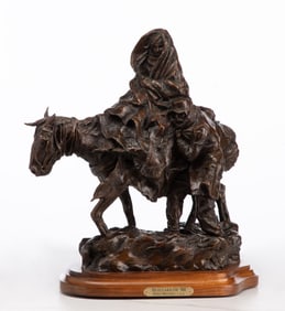 HERB MIGNERY (BORN 1937) BRONZE SCULPTURE