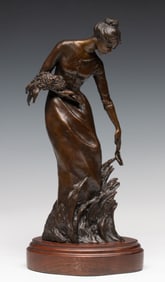 JO SAYLORS (1932-2018) PATINATED BRONZE SCULPTURE
