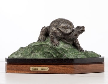 GERALD BALCIAR (BORN 1942) ANIMALIER BRONZE SCULPTURE