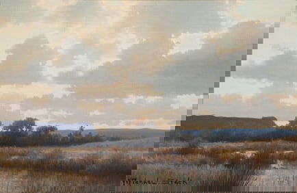 MICHAEL STACK (B. 1947) OIL ON CANVAS