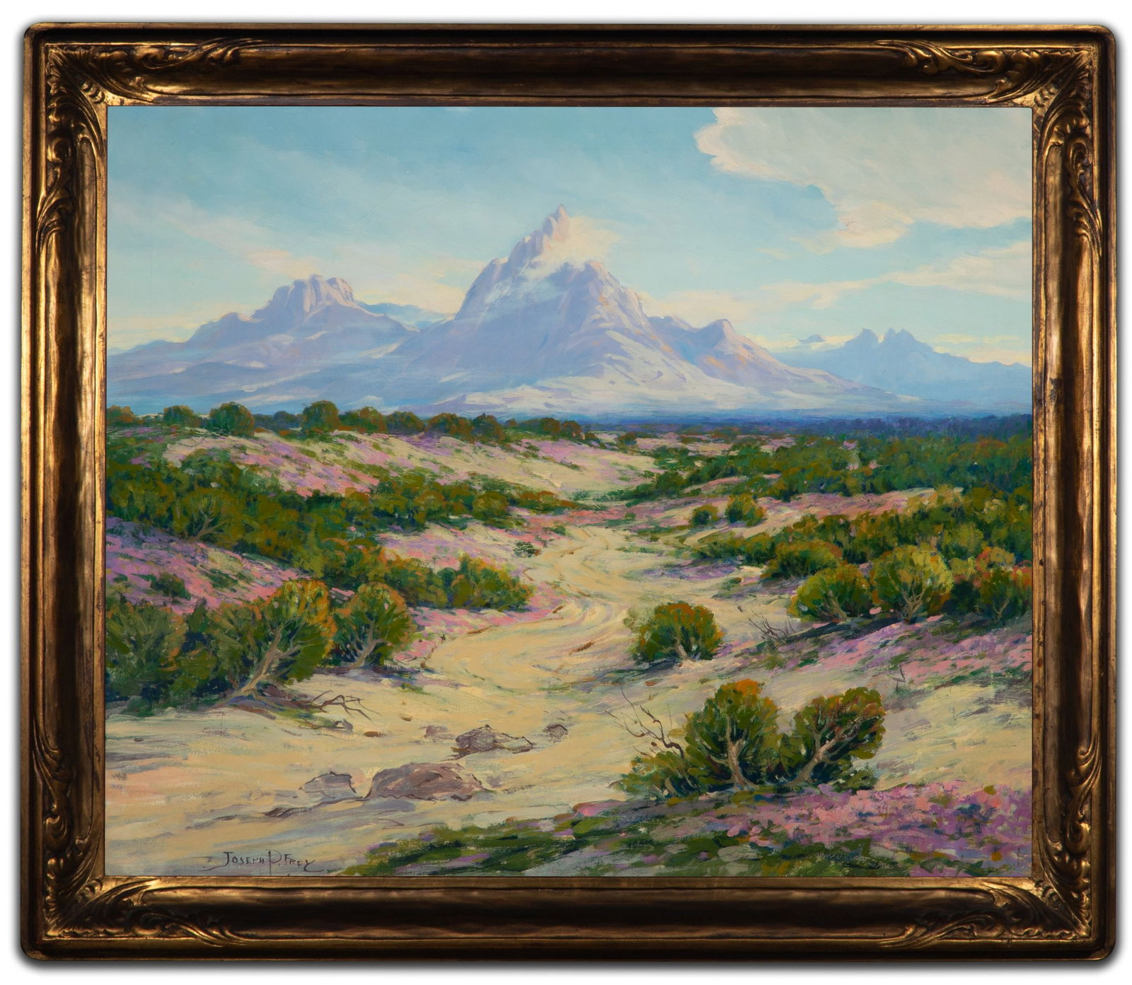JOSEPH FREY (1892-1977) CALIFORNIA OIL ON CANVAS (1 of 14)