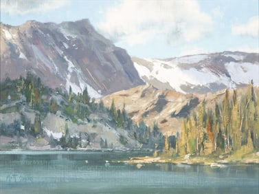MATT SMITH (B. 1960) CANYON LAKE OIL ON PANEL