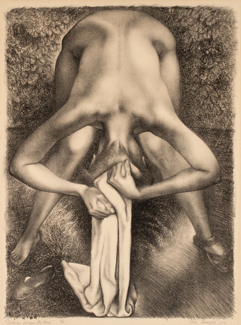 ROSS BRAUGHT (1898-1983) PENCIL SIGNED LITHOGRAPH (1 of 15)