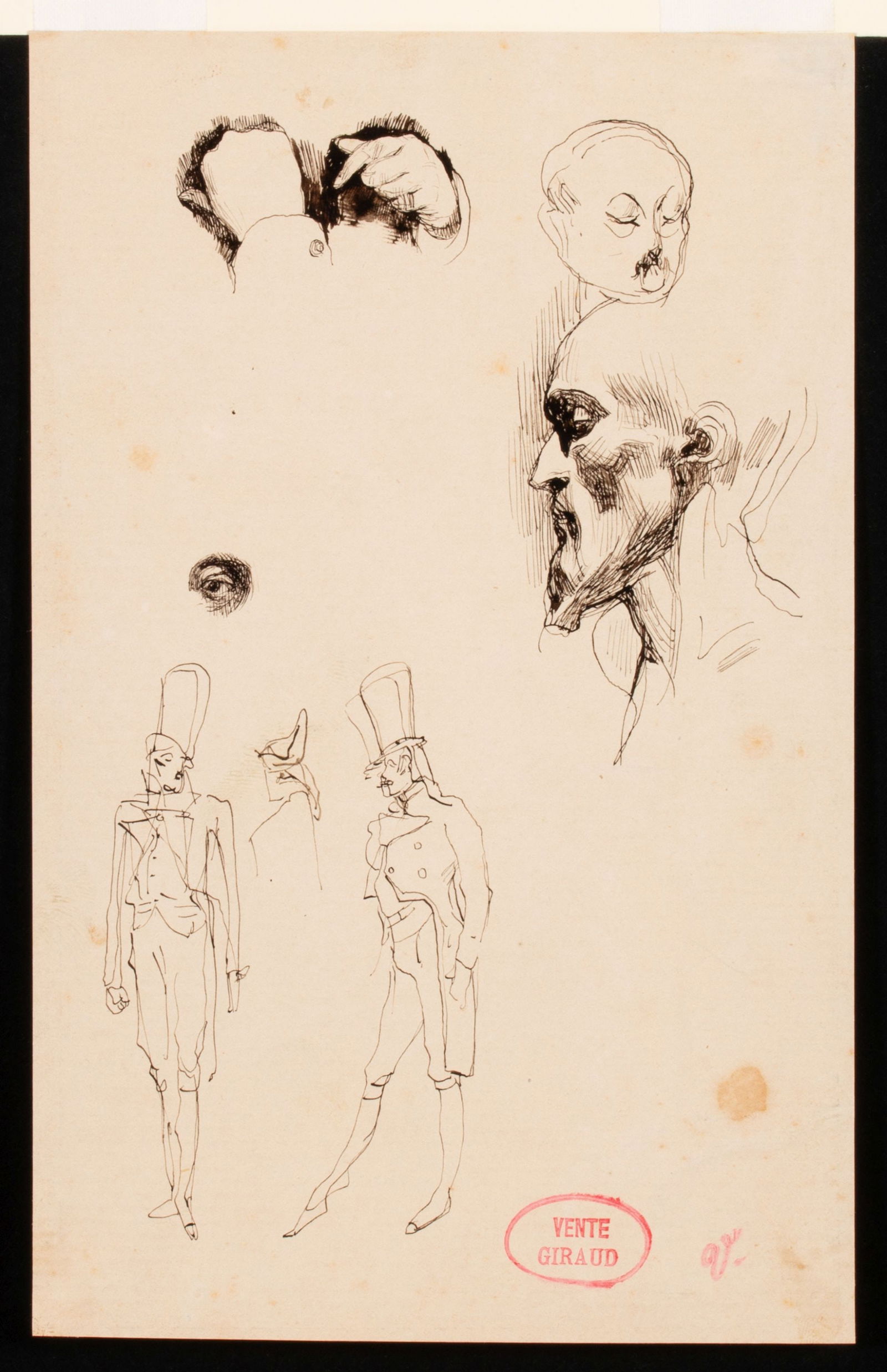 FOUR EARLY 20TH C. FRENCH SCHOOL WORKS ON PAPER (1 of 14)