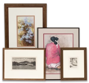 PENCIL SIGNED PRINTS BY R.C. GORMAN AND ASA CHEFFETZ