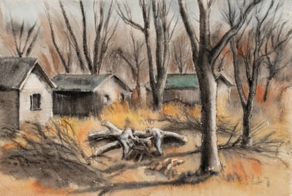 PAULINA EVERITT (1905-1996) WATERCOLOR ON PAPER