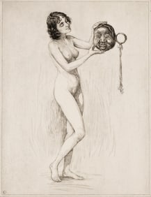 CHARLES SINDELAER (1885-1947) PENCIL SIGNED DRYPOINT