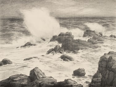 CHARLES ROGERS (1911-1987) PENCIL SIGNED LITHOGRAPH
