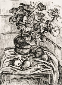 WILBUR NIEWALD (Born 1925) PENCIL SIGNED DRYPOINT