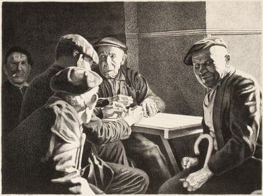 WILLIAM McKIM (1916-1995) PENCIL SIGNED LITHOGRAPH
