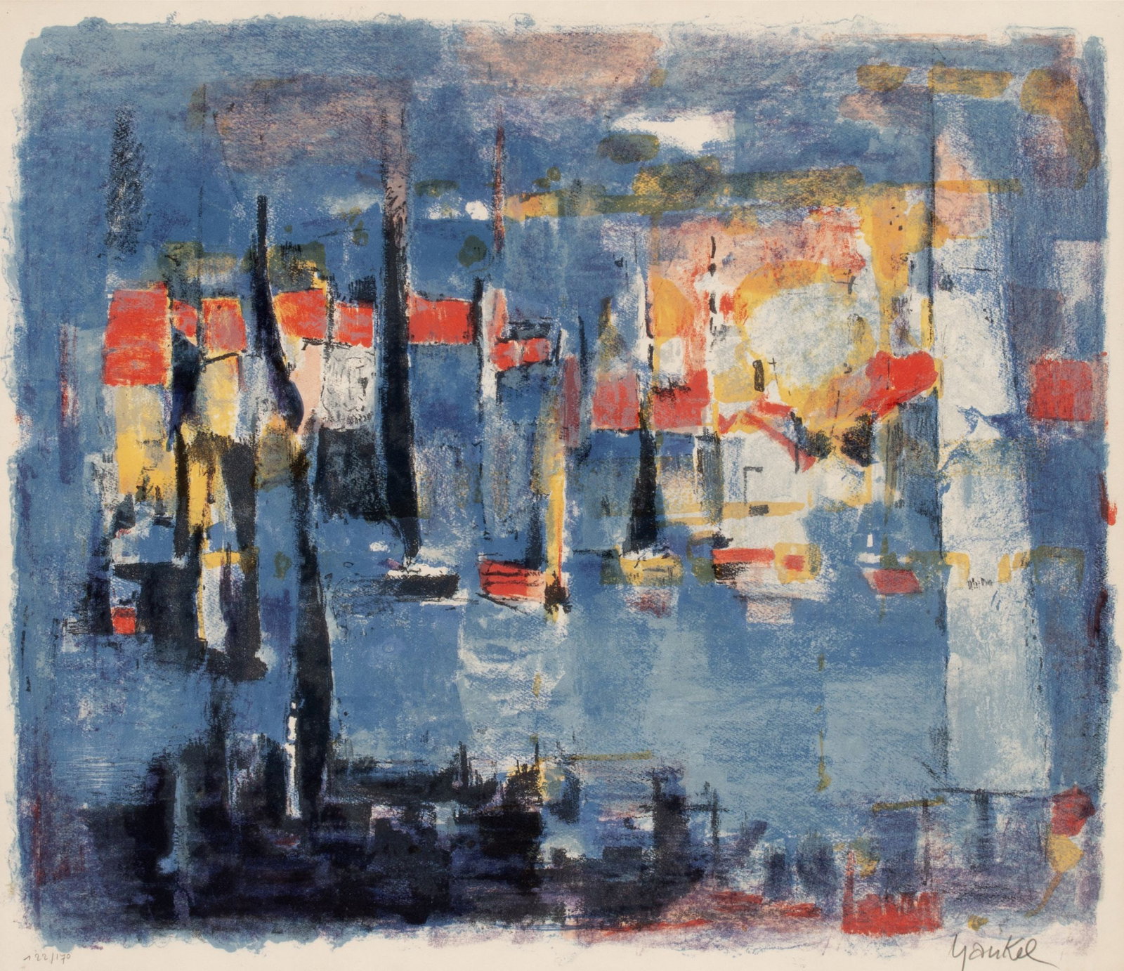 JACQUES YANKEL (1920-2020) PENCIL SIGNED LITHOGRAPH (1 of 11)