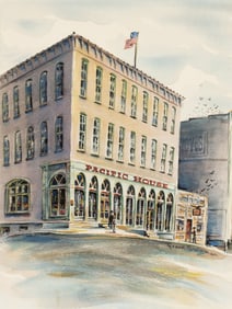 FRANK STEINMAN (1914-1986) WATERCOLOR
