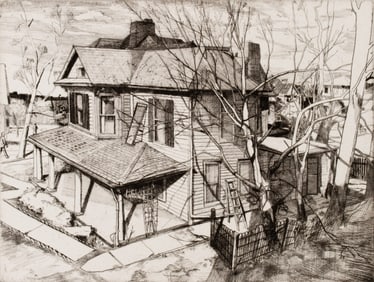 FRANK STACK (BORN 1937) PENCIL SIGNED PRINTS (3)