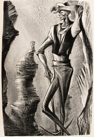 WILLIAM GROPPER (1897-1977) PENCIL SIGNED LITHOS (3)
