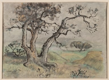 CHARLES B. ROGERS (1911-1987) TWO WORKS ON PAPER