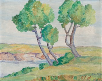 EDNA TUTTLE (1892-1967) OIL ON MASONITE