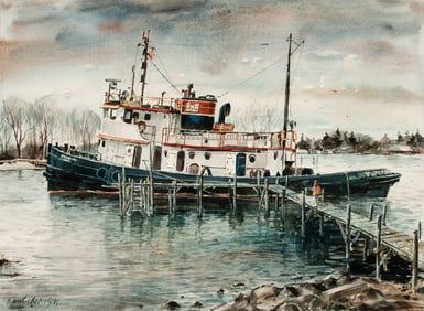 KLAUS KUNTSCHER (B. 1939) WATERCOLOR