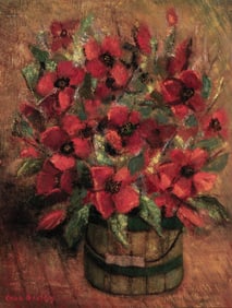 CANO OAKLEY (1897-1990) OIL ON ARTIST'S BOARD