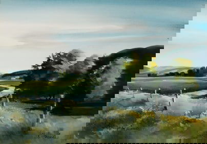 JAMES R. HAMIL (1937-2022) WATERCOLORS (2)