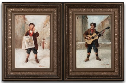 COP AGRESTI (19TH/20TH C.) ITALIAN SCHOOL OILS (2)