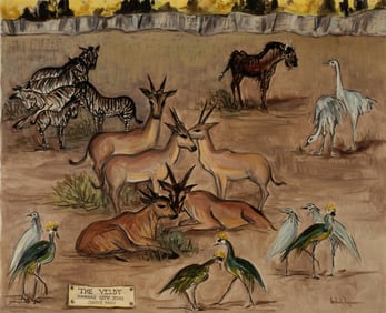 GERTRUDE FREYMAN (1901-1994) OIL ON CANVAS