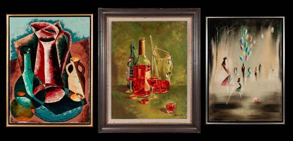 THREE ORIGINAL 20TH CENTURY WORKS INCLUDING STEVE LISPI