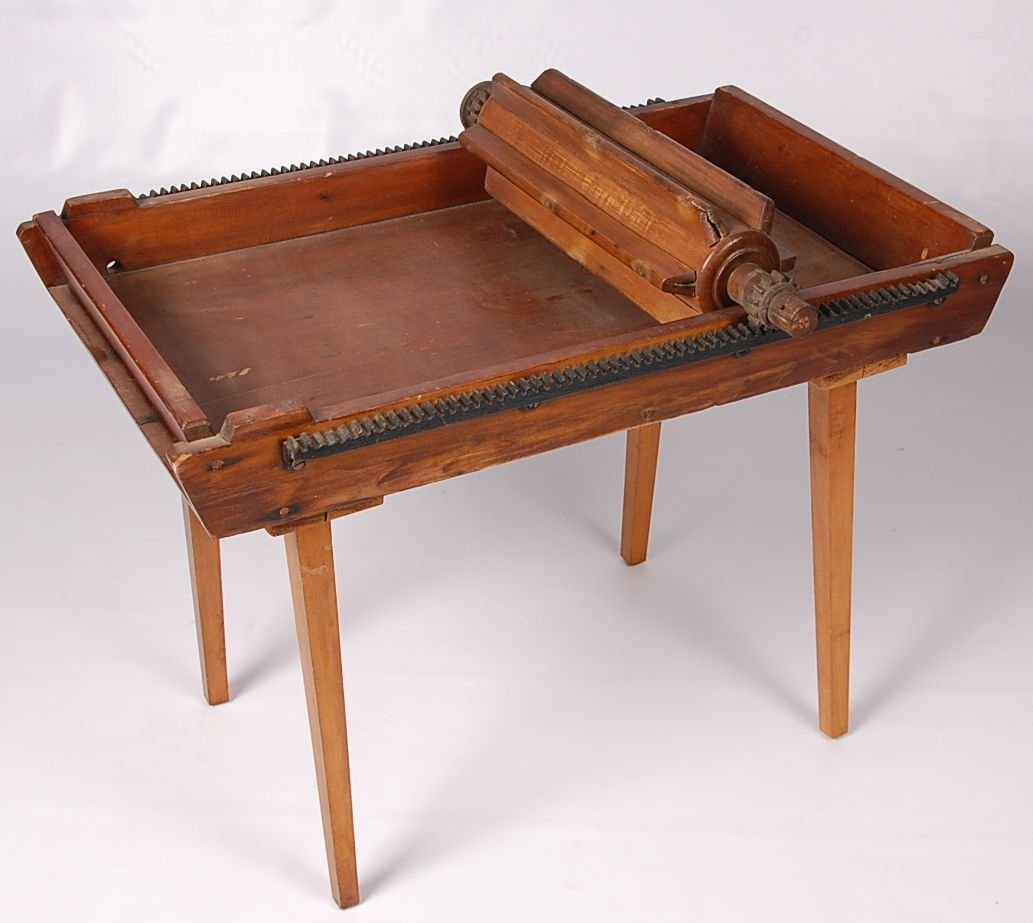 CIRCA 1875 REID STYLE BUTTER WORKING TABLE