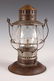 CM&StP RAILROAD DOUBLE MARKED BRASS TOP LANTERN
