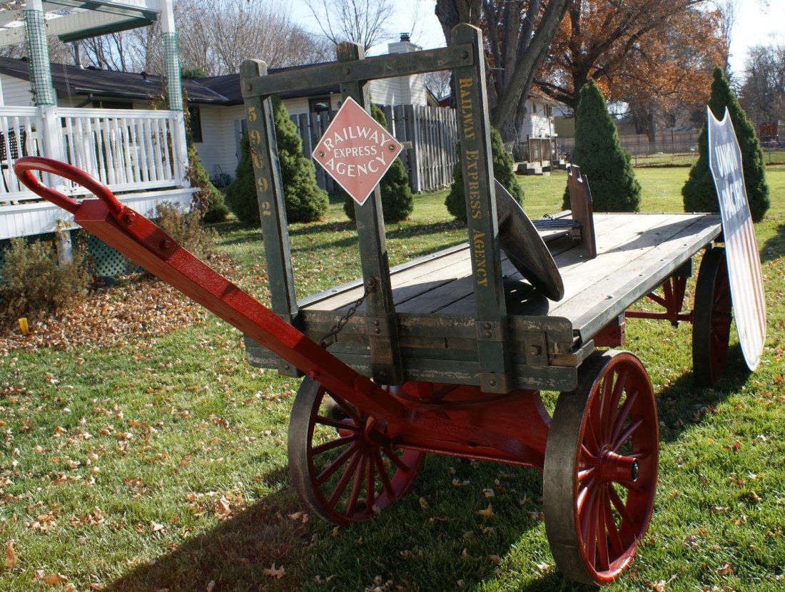 RAILWAY EXPRESS BAGGAGE CART