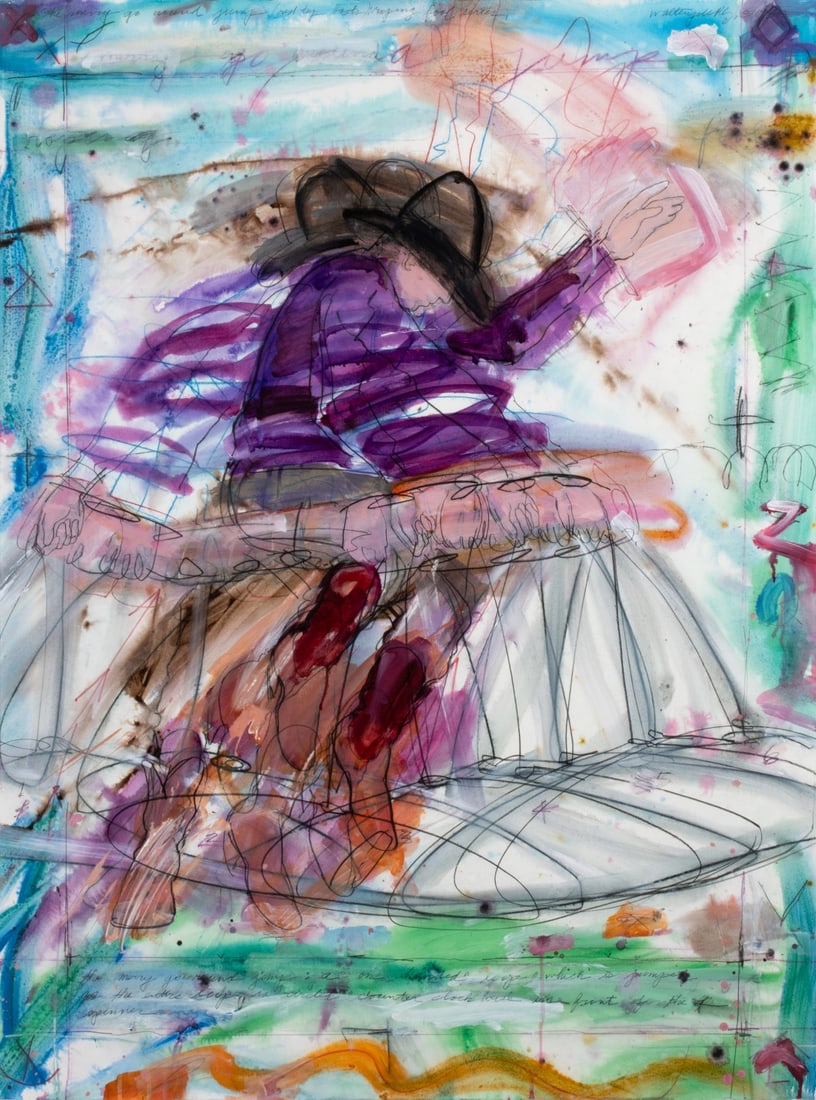 WALTER PIEHL (Born 1942) MIXED MEDIA WITH WATERCOLOR (1 of 17)